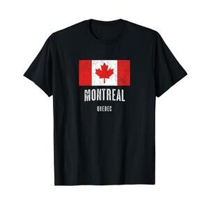 City Of Montreal - Canada Canadian Flag Souvenir - T-Shirt